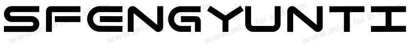 Sfengyunti Regular字体转换
